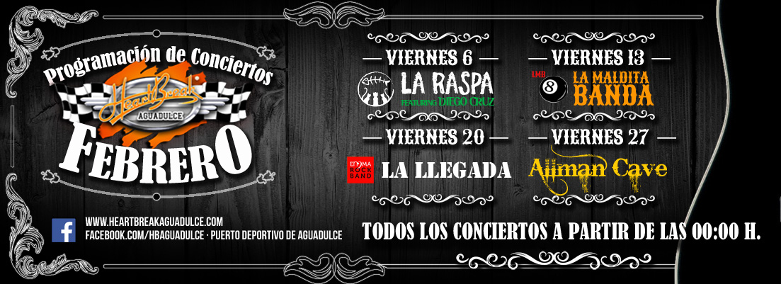 Conciertos del mes de Febrero