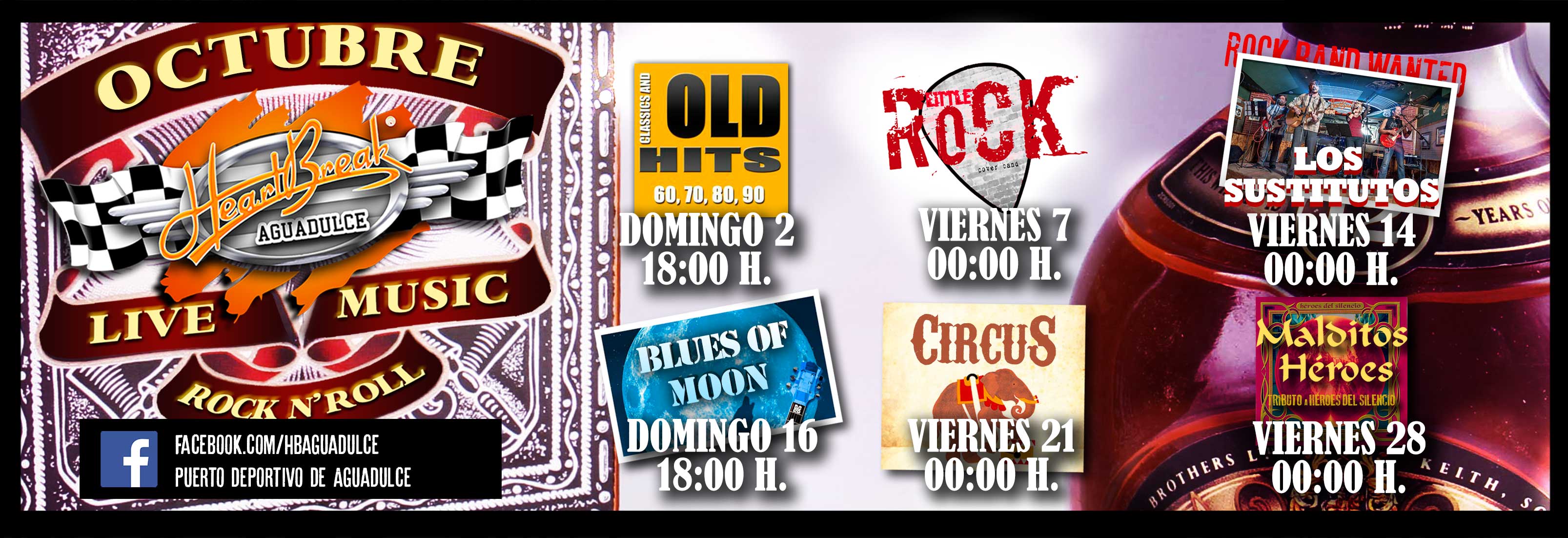 Conciertos del mes de Octubre