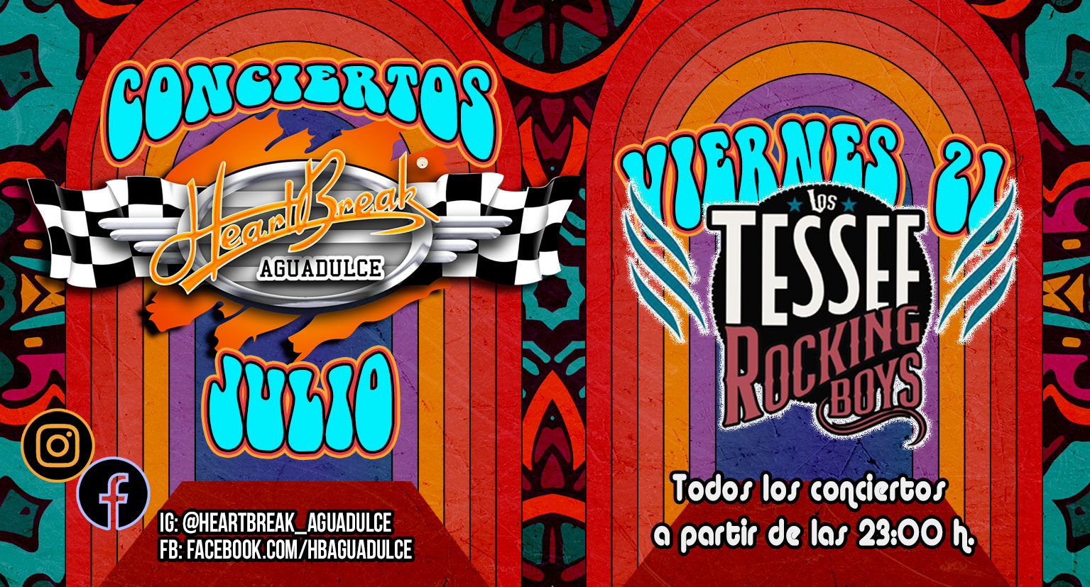 Concierto de Los Tessee Rocking Boys