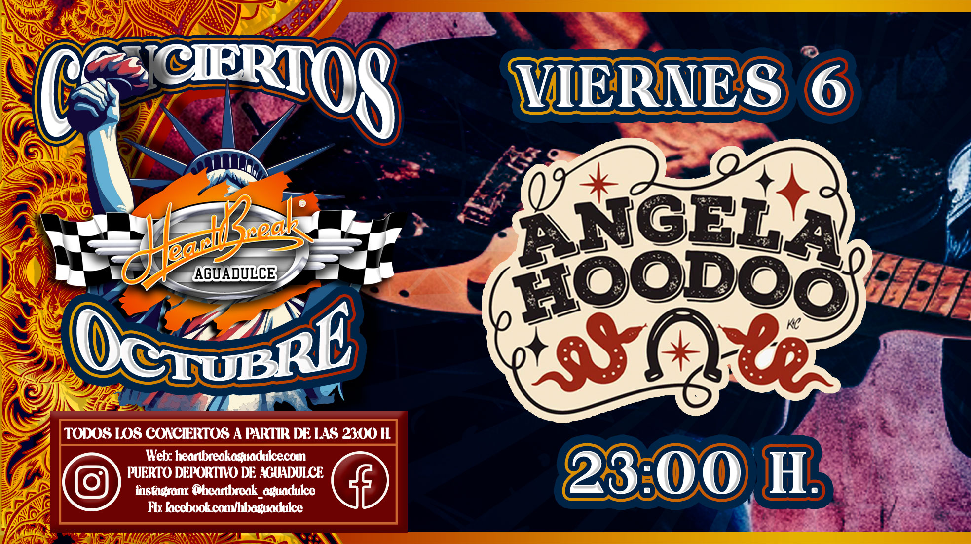 Concierto de Angela Hoodoo