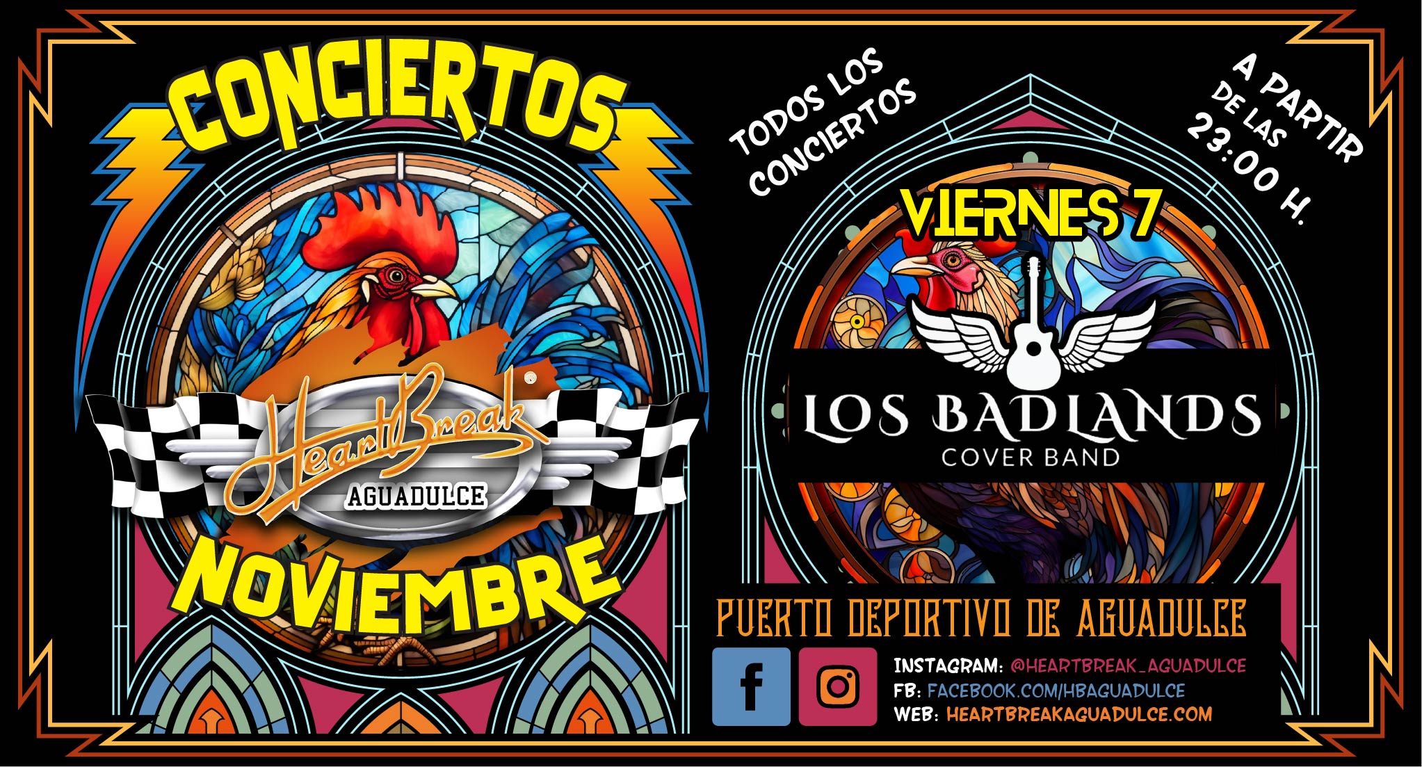 Concierto de Los Badlands Cover Band